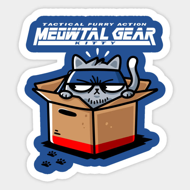 Meowtal Gear (Collab with Evasinmas) Sticker by demonigote